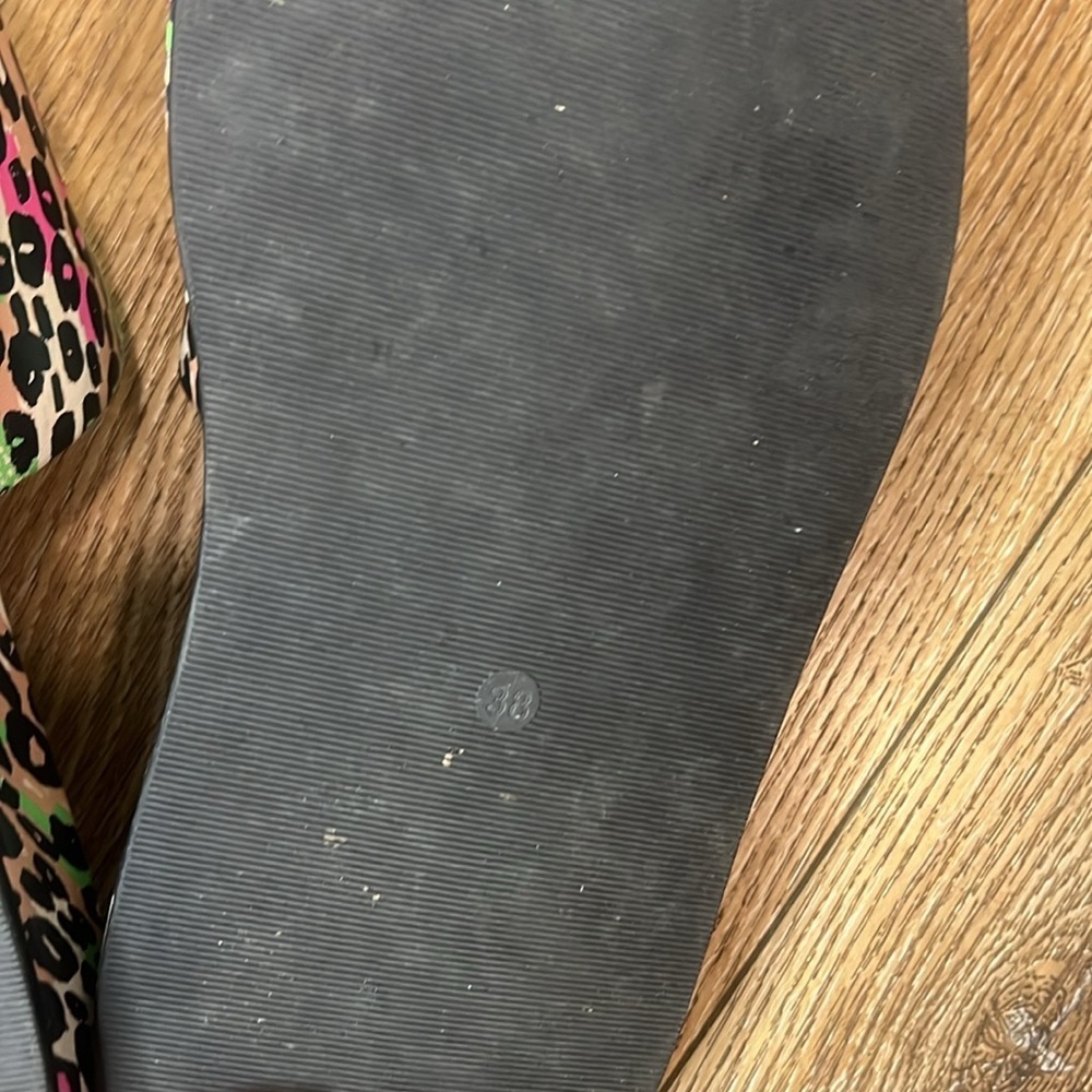 Marc Cain Animal Print Slides Size 38/7.5US - image 10